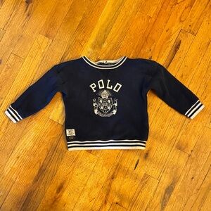 Polo by Ralph Lauren Kids Navy Sweatshirt with Logo
